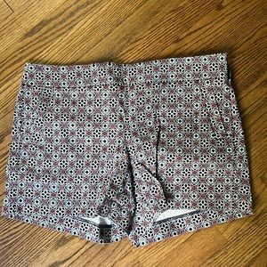 J. Crew printed shorts size 10
